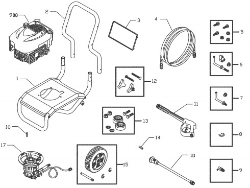 Craftsman Pressure Washer 580752301 Parts